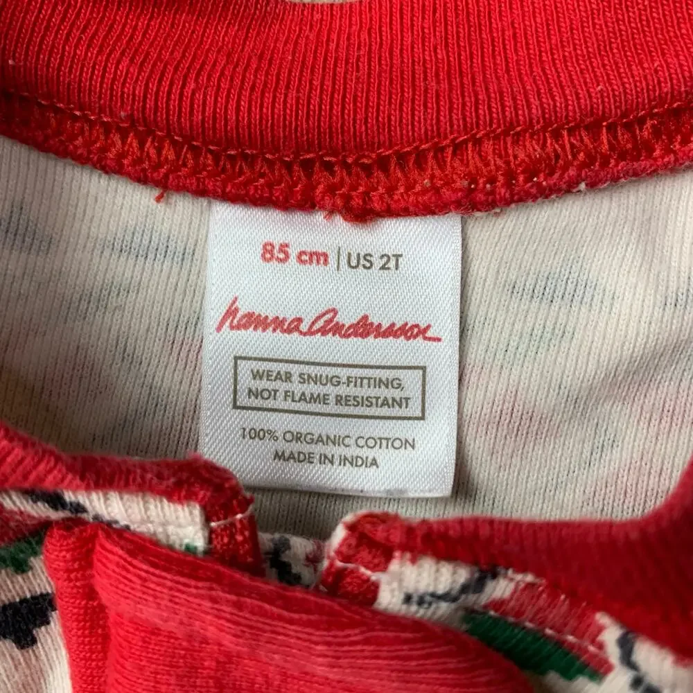 Hanna Andersson Dear Deer Baby Zip Sleeper 2T